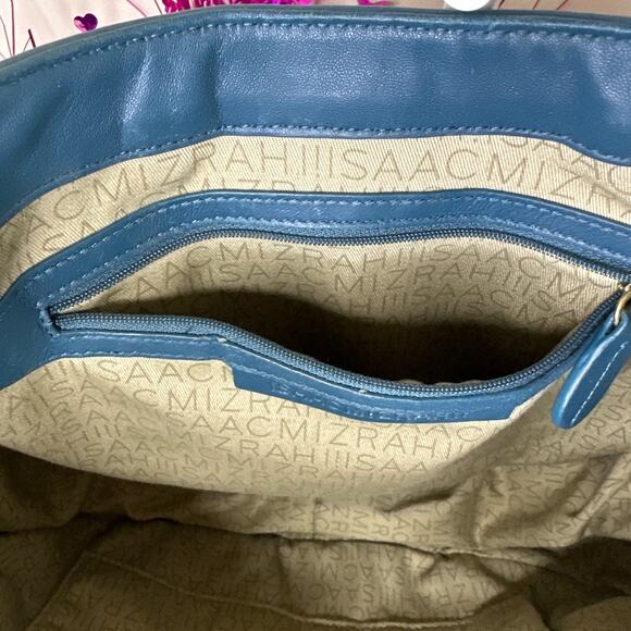 ISAAC MIZRAHI Blue Shoulder bag - Picture 8 of 13